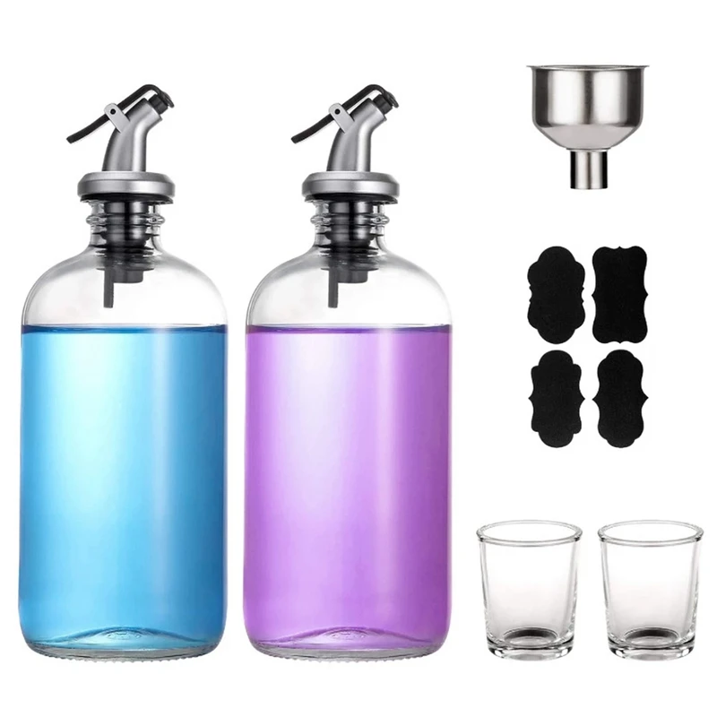 16Oz Glass Mouthwash Dispenser With Pour Spout Funnel And Labels Reusable Mouthwash Bottles Container
16Oz Glass Mouthwash Dispenser With Pour Spout Funnel And Labels Reusable Mouthwash Bottles Container