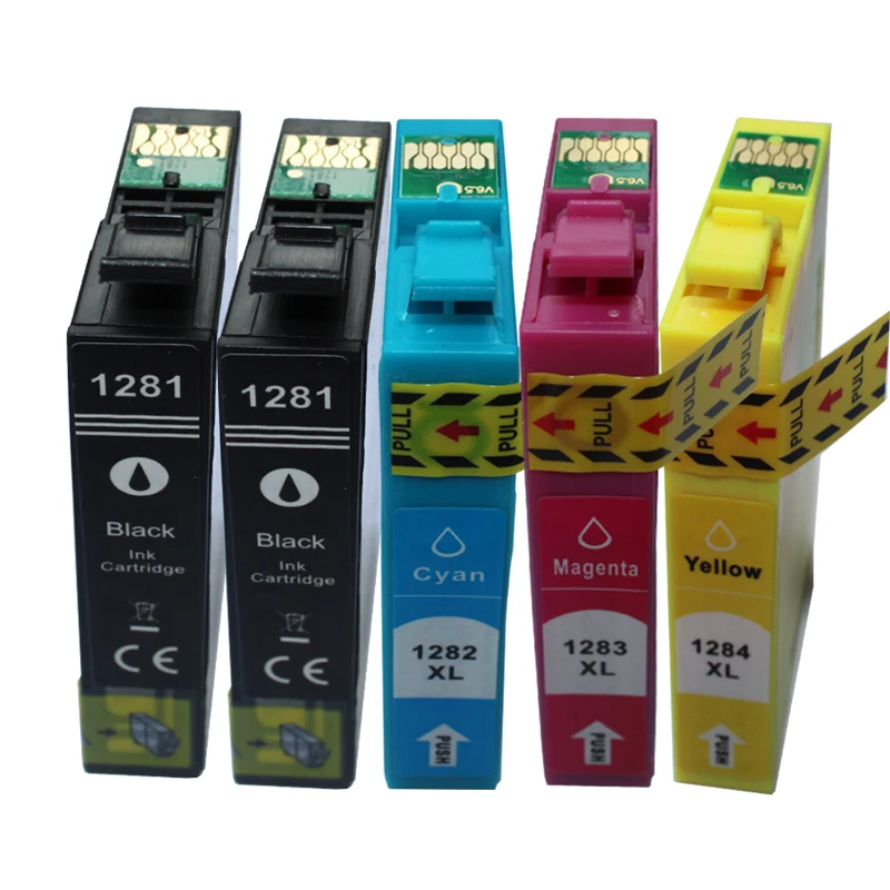 

Compatible T1281-T1284 T1285 Ink Cartridge for Epson Stylus S22 SX125 SX130 SX235W SX420W SX425W SX435W BX305F BX305FW Printers