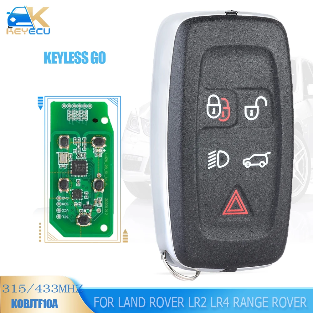 Пульт дистанционного управления KEYECU для Land Rover LR2 LR4 Range Rover Evoque Sport, 315 МГц/434 МГц ID49
Пульт дистанционного управления KEYECU для Land Rover LR2 LR4 Range Rover Evoque Sport, 315 МГц/434 МГц ID49