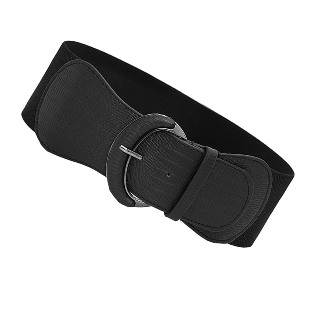 Fashion Waist Band Wide Elastic Leather Straps with Buckles Clothing Multicolor Cinch Valentines Day Women Accessories Black
Fashion Waist Band Wide Elastic Leather Straps with Buckles Clothing Multicolor Cinch Valentines Day Women Accessories Black