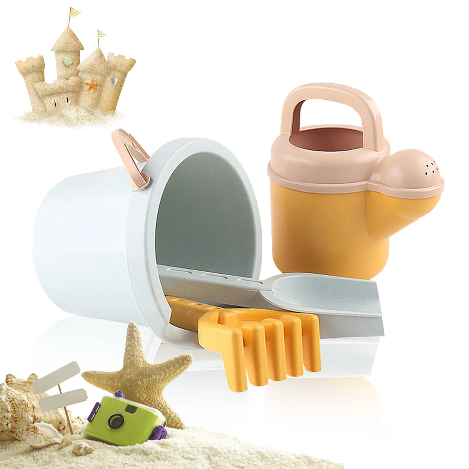 Children Summer Toys Seaside Wheat Straw Beach Toys Bucket Spade Shovel Rake Water Tools Set For Kids Toys Fun Shovel Molds
Children Summer Toys Seaside Wheat Straw Beach Toys Bucket Spade Shovel Rake Water Tools Set For Kids Toys Fun Shovel Molds