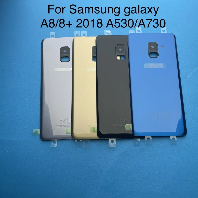 Крышка аккумулятора SAMSUNG Galaxy A8 A530 A530F Plus A730 задняя стеклянная | Мобильные телефоны