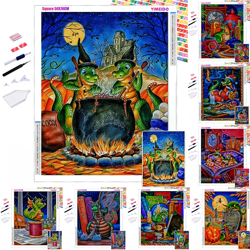 YIMEIDO Diamond Painting Dinosaur 5d Diy Mosaic Cross Stitch Kit Zipper Bag Diamond Embroidery Cartoon Home Decoration Wall Art
YIMEIDO Diamond Painting Dinosaur 5d Diy Mosaic Cross Stitch Kit Zipper Bag Diamond Embroidery Cartoon Home Decoration Wall Art