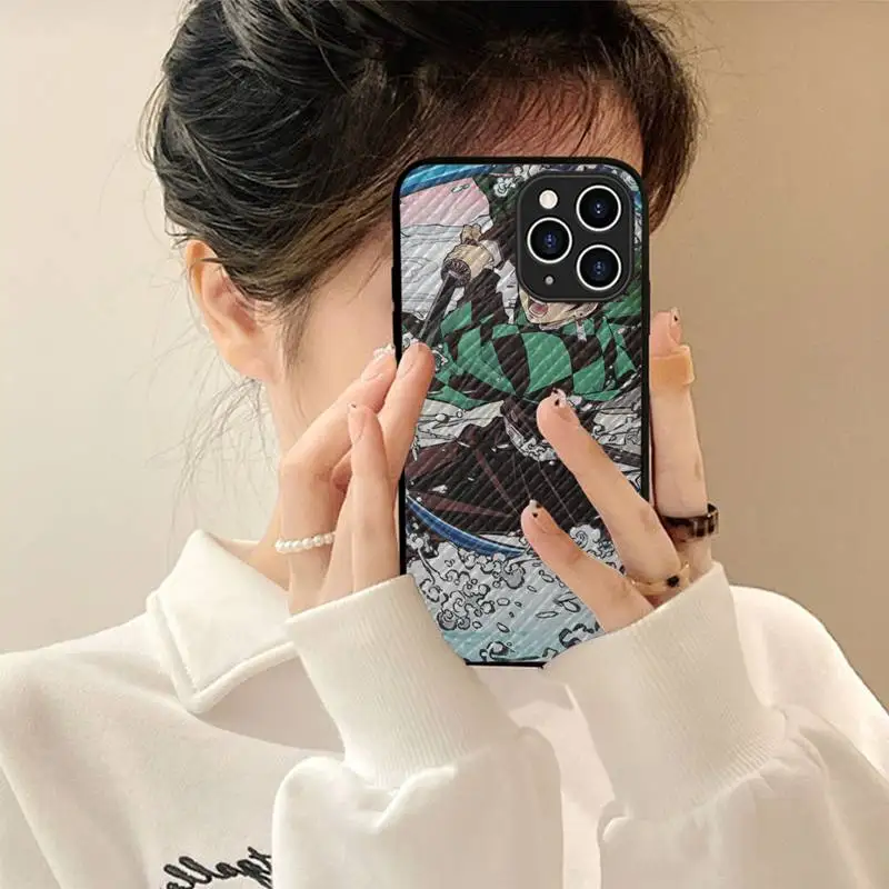 Anime Demon Slayer Kamado Tanjirou Nezuko Phone Case Hard Leather Case for iPhone 11 12 13 Mini Pro Max 8 7 Plus SE 2020 X XR XS
Anime Demon Slayer Kamado Tanjirou Nezuko Phone Case Hard Leather Case for iPhone 11 12 13 Mini Pro Max 8 7 Plus SE 2020 X XR XS