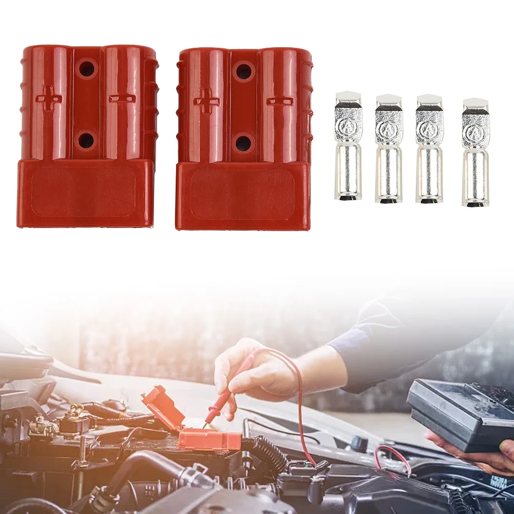 Universal Plug Tool 2x Battery Plugs 4x Plated Copper Terminals 50A 600V Battery Plugs Jumpers Electric Vehicles
Universal Plug Tool 2x Battery Plugs 4x Plated Copper Terminals 50A 600V Battery Plugs Jumpers Electric Vehicles