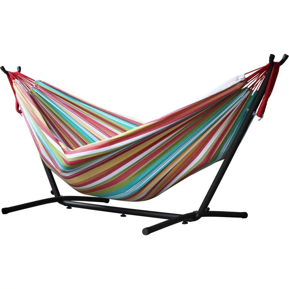 Vivere Freestanding Hammock, Multi-color Camping Equipment Camping Hammock 110.00 X 47.00 X 43.00 Inches
Vivere Freestanding Hammock, Multi-color Camping Equipment Camping Hammock 110.00 X 47.00 X 43.00 Inches