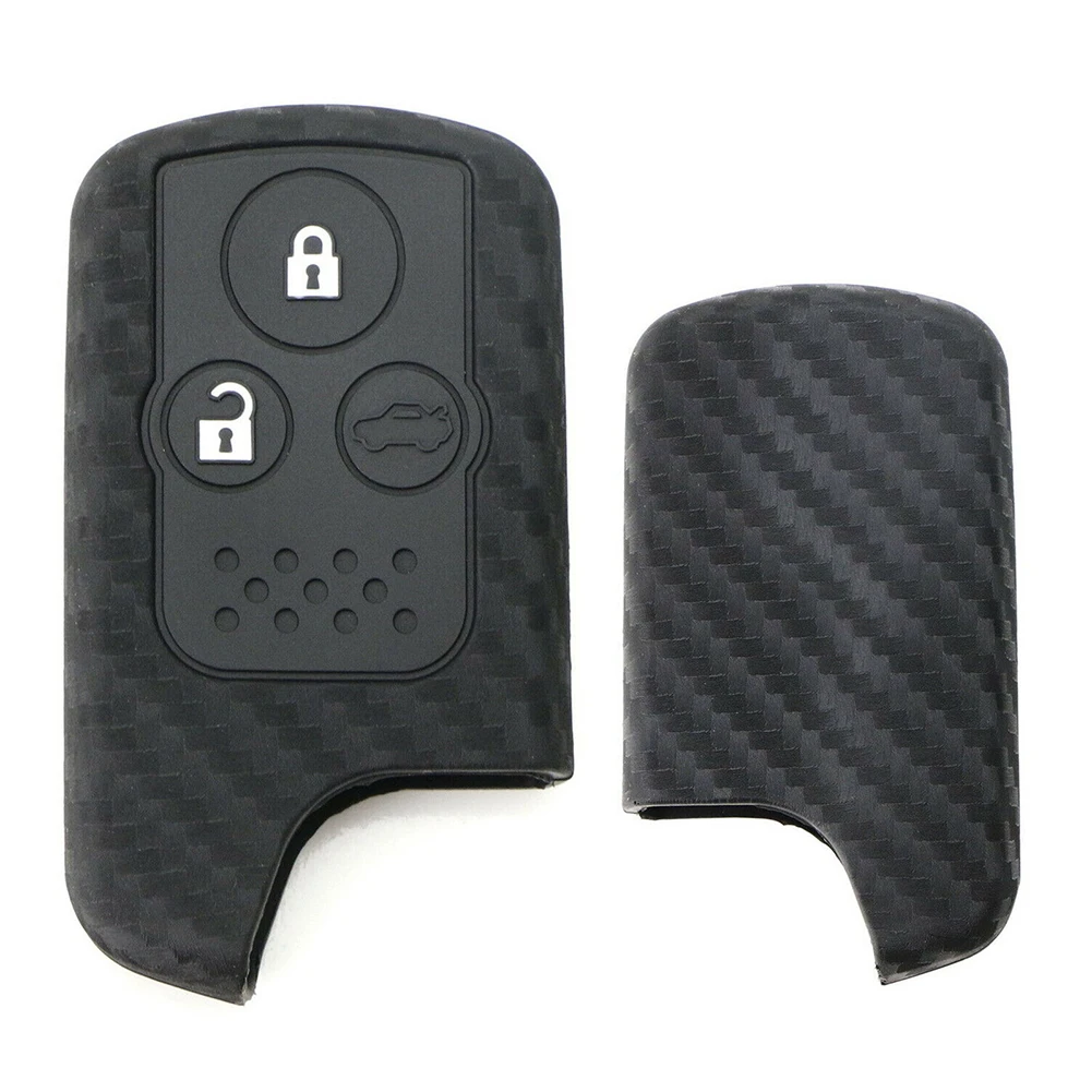 Key Shell Covers 1pc Carbon Fiber Pattern Soft Silicone Key Fob Cover For Acura 05-13 RL Keyless Fob Interior Accessories
Key Shell Covers 1pc Carbon Fiber Pattern Soft Silicone Key Fob Cover For Acura 05-13 RL Keyless Fob Interior Accessories
