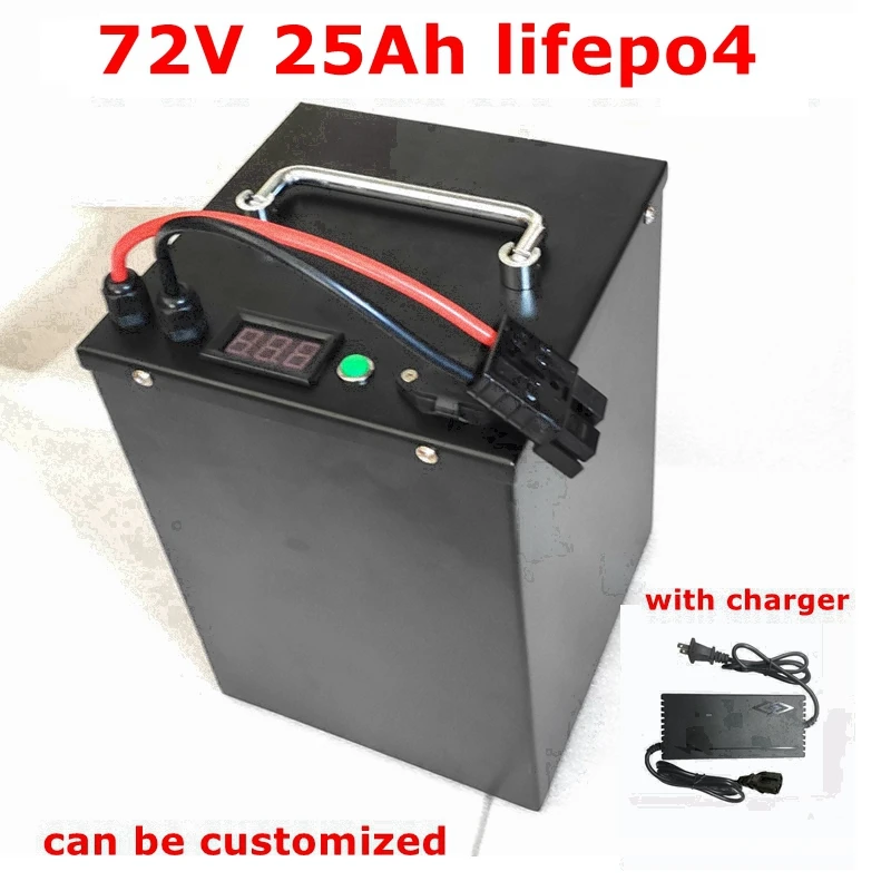Литиевый аккумулятор BLN 72 в 25 Ач lifepo4, глубокий цикл с BMS на 1500 Вт 3000 Вт, велосипедный скутер, автомобиль + cari 
Литиевый аккумулятор BLN 72 в 25 Ач lifepo4, глубокий цикл с BMS на 1500 Вт 3000 Вт, велосипедный скутер, автомобиль + cari