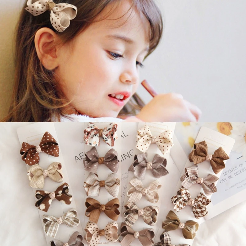Children's Hair Clips Hair Pin Baby Girl's Basic Bow Hair Clip Hairpin Cute Bowknot Hair Barrettes Hairpins 5PCS/Set
Children's Hair Clips Hair Pin Baby Girl's Basic Bow Hair Clip Hairpin Cute Bowknot Hair Barrettes Hairpins 5PCS/Set