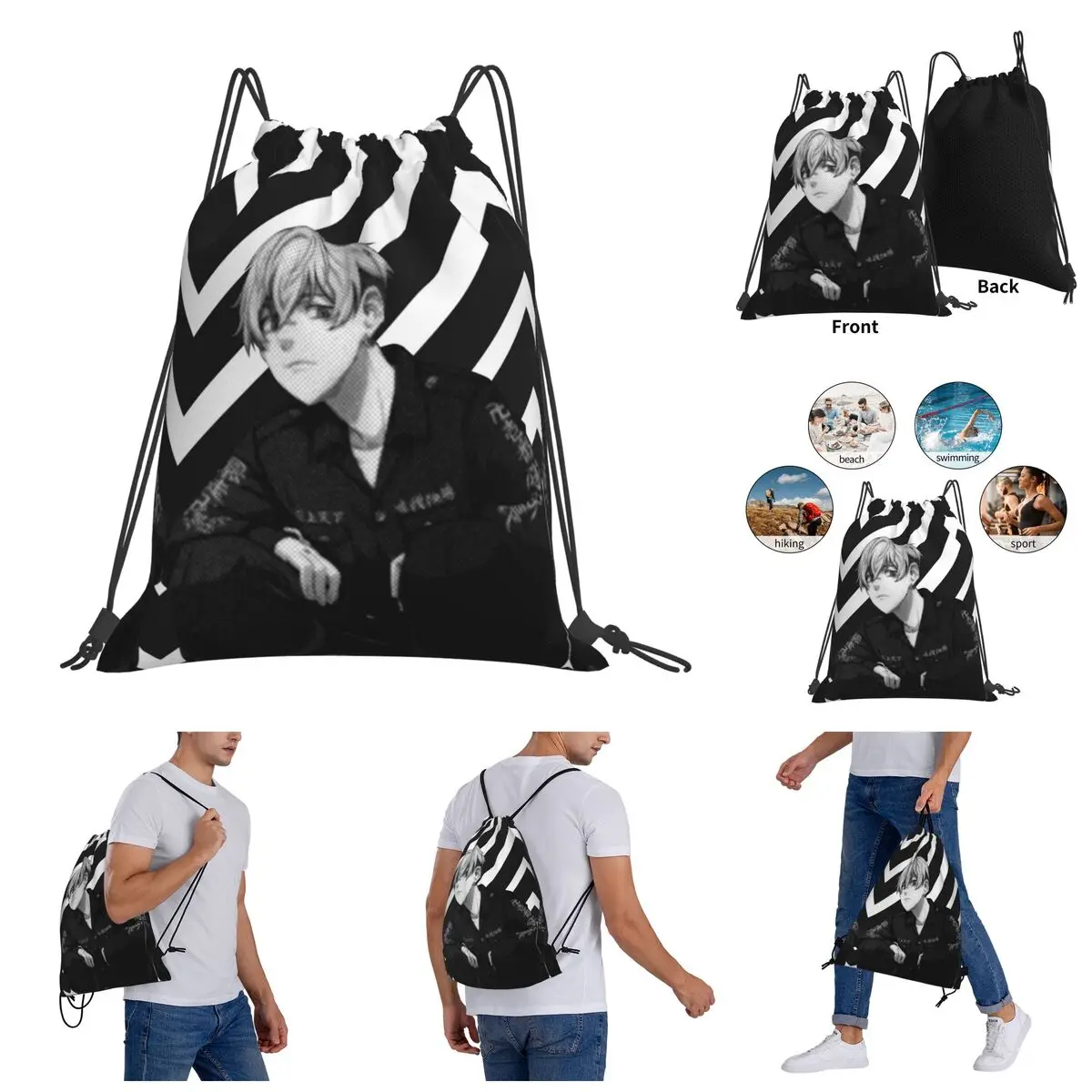 Drawstring Bags Gym Bag Chifuyu And Matsuno 1 Backpack Joke Creative Outdoor Portable Backpack
Drawstring Bags Gym Bag Chifuyu And Matsuno 1 Backpack Joke Creative Outdoor Portable Backpack