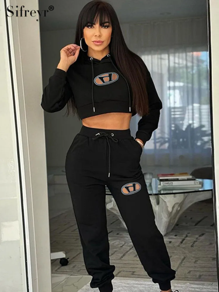 Sifreyr Fashion Casual Trousers Set Hooded Loose Long Sleeve Short Open Umbilical Top High Waist Drawstring Pants Sports Suit
Sifreyr Fashion Casual Trousers Set Hooded Loose Long Sleeve Short Open Umbilical Top High Waist Drawstring Pants Sports Suit