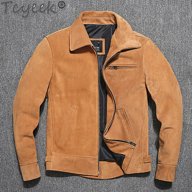 Мужская весенняя куртка Tcyeek100 из натуральной кожи, мужские Модные пальто из натуральной кожи, мужская куртка Zm180
Мужская весенняя куртка Tcyeek100 из натуральной кожи, мужские Модные пальто из натуральной кожи, мужская куртка Zm180