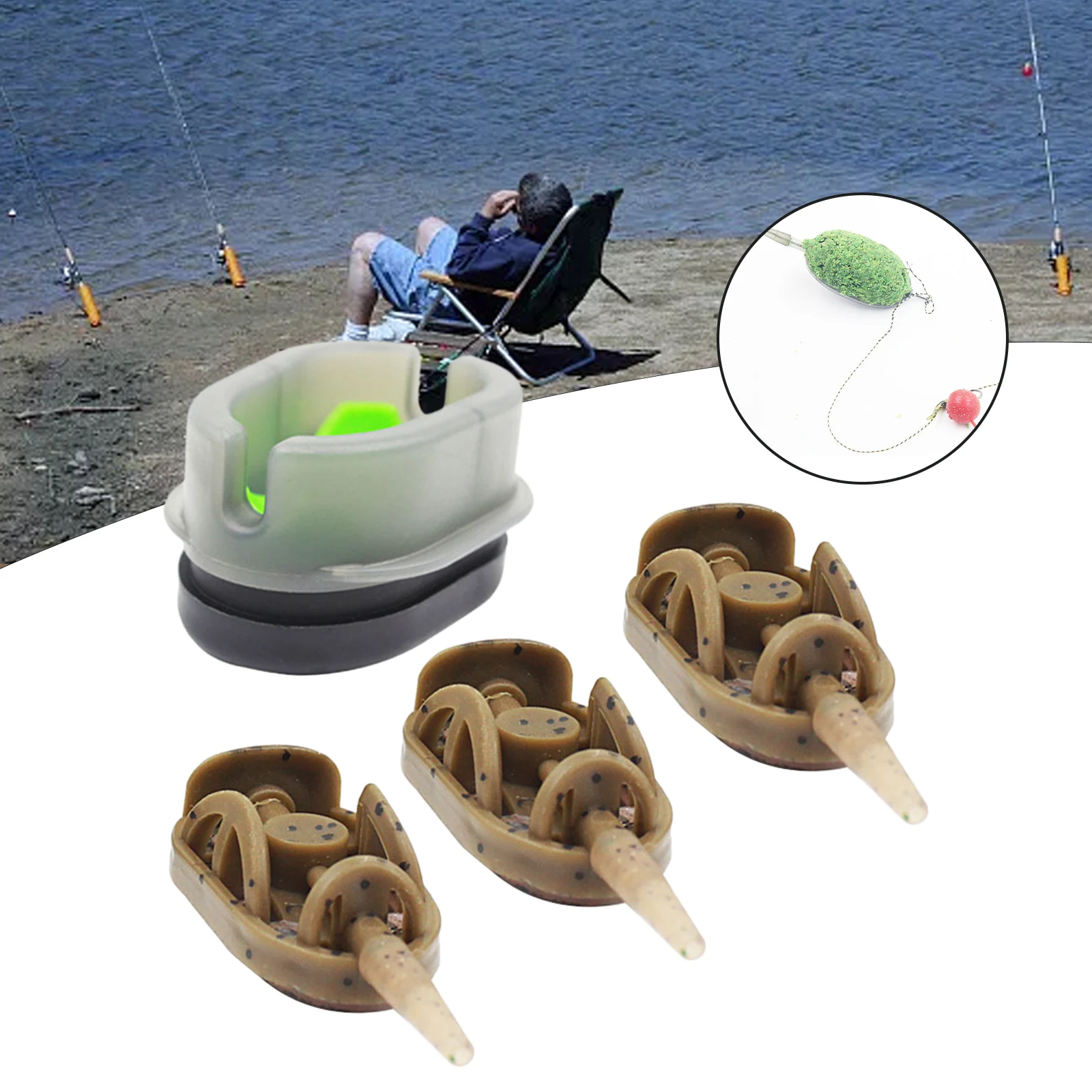 High-quality Feeder Inline Feeder Feeder Fishing 60g Carp Accessories Corrosion Durable Lightweight Multi-Curve
High-quality Feeder Inline Feeder Feeder Fishing 60g Carp Accessories Corrosion Durable Lightweight Multi-Curve