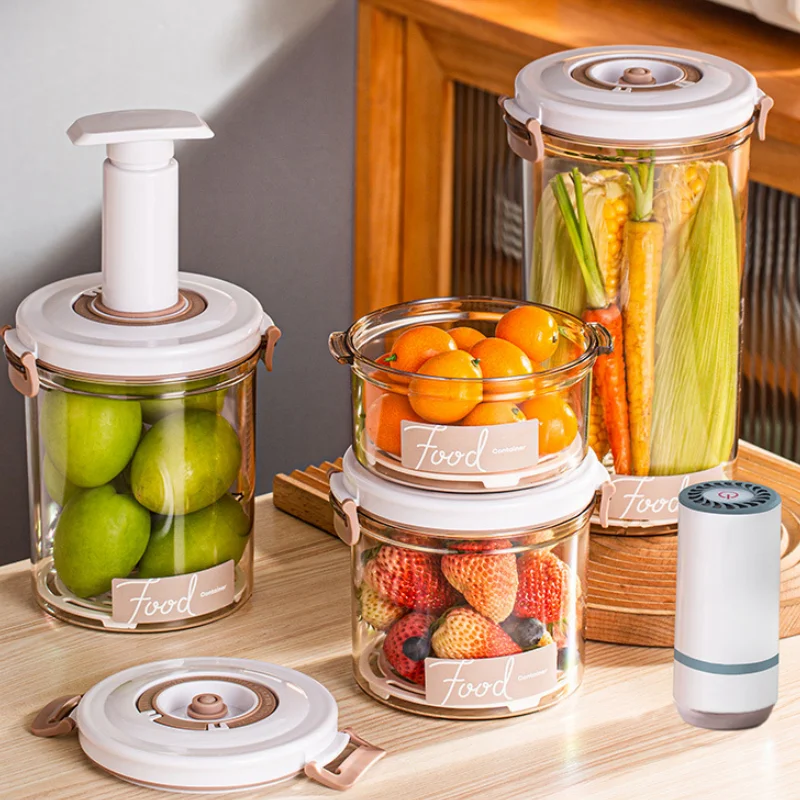 Food Storage Container Vacuum Storage Box Transparent Organization Sealed Tank Cans Kitchen Sealer Container Kitchen Organizer
Food Storage Container Vacuum Storage Box Transparent Organization Sealed Tank Cans Kitchen Sealer Container Kitchen Organizer
