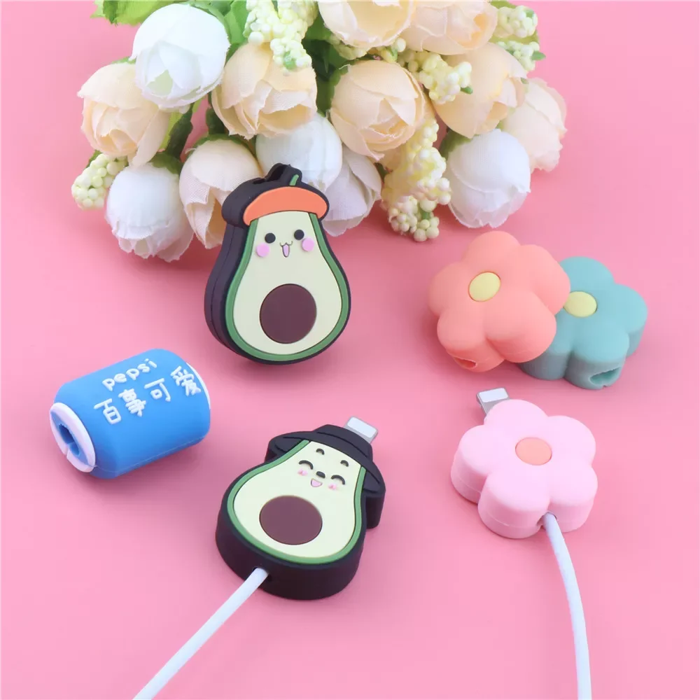 1PCS Cute Protector Cable Charger Animal Cable Bite Silicone Anime USB Cable Protector Winder Cartoon Organizer For IPhone Line
1PCS Cute Protector Cable Charger Animal Cable Bite Silicone Anime USB Cable Protector Winder Cartoon Organizer For IPhone Line