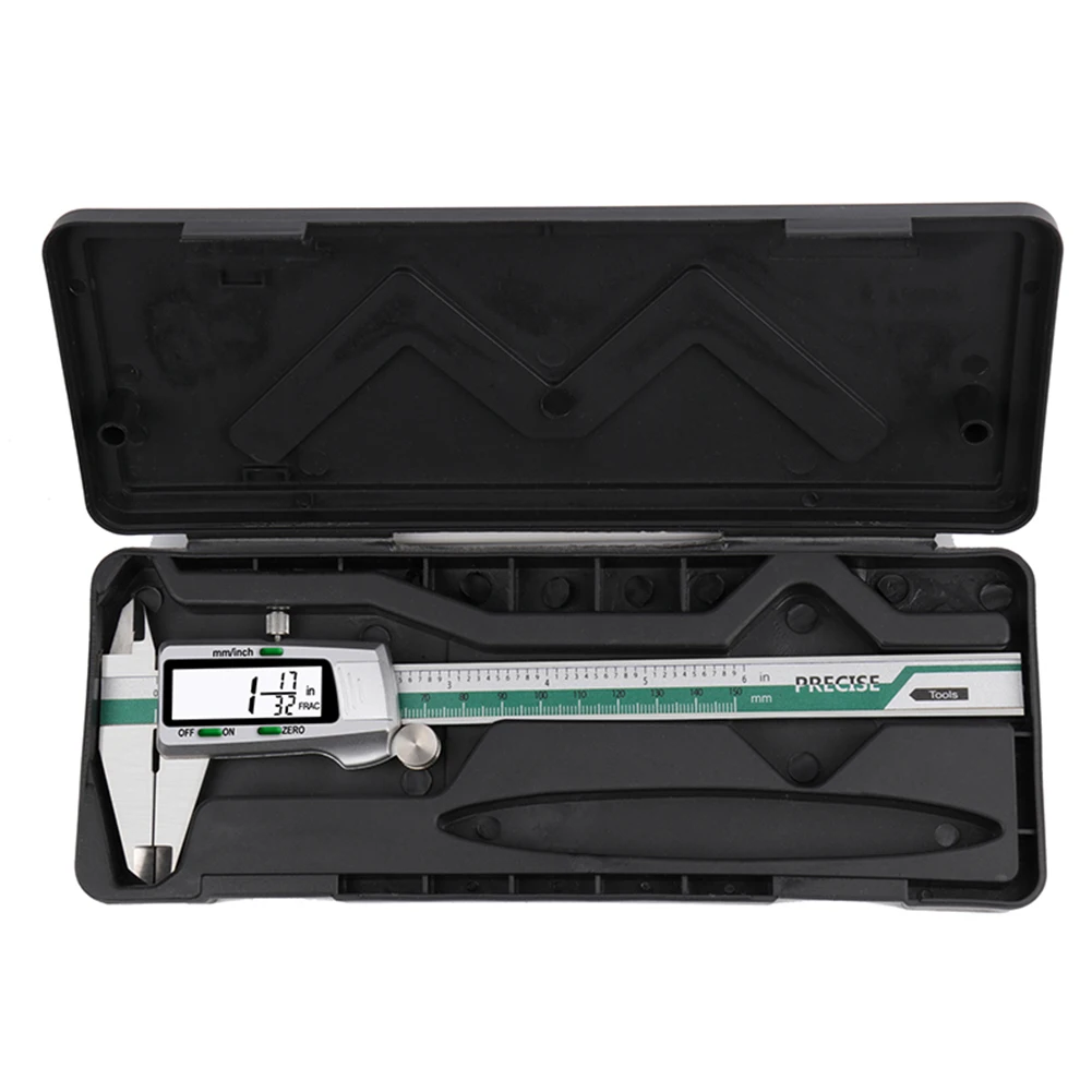 High Precision Vernier Calipers LCD Digital Display Stainless Steel Measuring Instruments for Installation Renovation Work
High Precision Vernier Calipers LCD Digital Display Stainless Steel Measuring Instruments for Installation Renovation Work