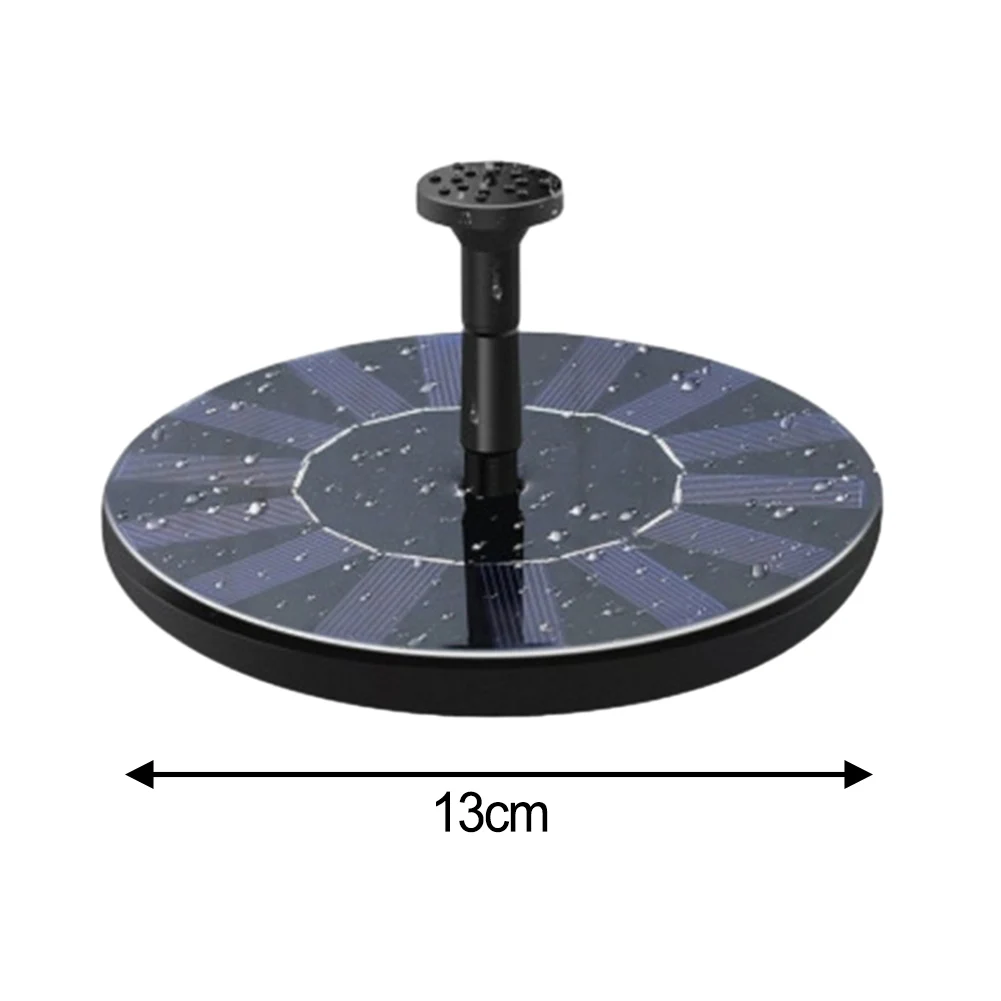 Eco-friendly Fish Tank Solar Fountain Fountain Pool 150L/H 50cm Height Floating Design High Quality 130mm Diameter
Eco-friendly Fish Tank Solar Fountain Fountain Pool 150L/H 50cm Height Floating Design High Quality 130mm Diameter
