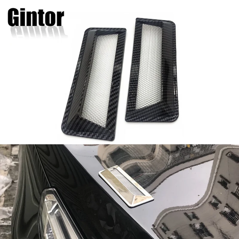 Car Fender Side Hood Scoop Engine Air Outlet Intake Vent Decorative Sticker Cover Black Carbon Styling Stickers 2pcs Universal
Car Fender Side Hood Scoop Engine Air Outlet Intake Vent Decorative Sticker Cover Black Carbon Styling Stickers 2pcs Universal