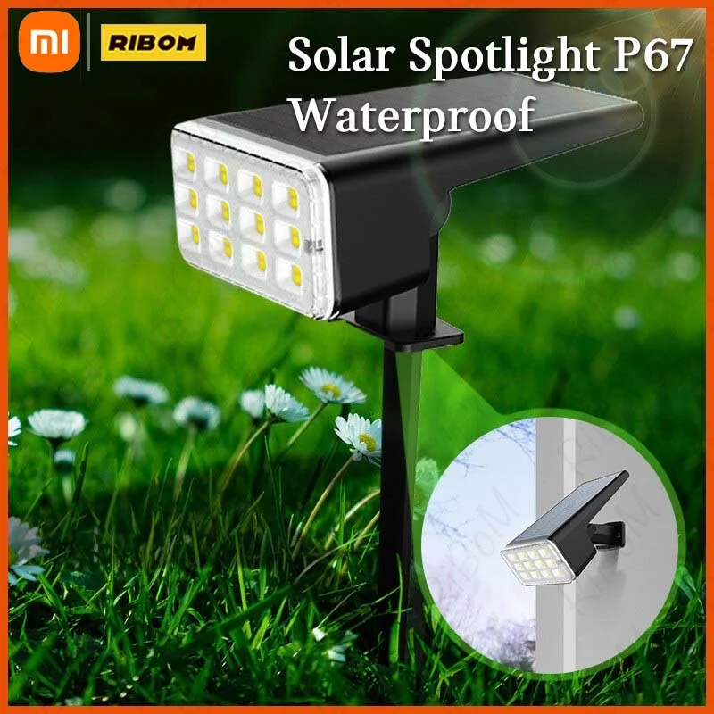 XIAOMI NEW Xiaomi Solar Spotlight P67 Waterproof Solar Powered 24 LED Bright Cool White For Outdoor Garden Yard Solar Landscape
XIAOMI NEW Xiaomi Solar Spotlight P67 Waterproof Solar Powered 24 LED Bright Cool White For Outdoor Garden Yard Solar Landscape