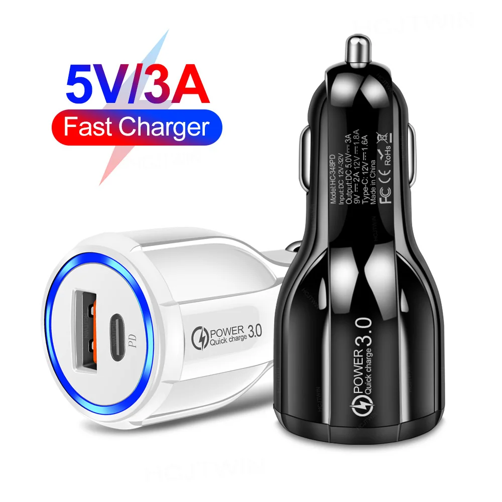 40Pcs/lot 3A QC3.0 Car Charger PD Car Fast Charger Car Cigarette Lighter Adapter Mobile Phone Charger For Iphone 13 Huawei
40Pcs/lot 3A QC3.0 Car Charger PD Car Fast Charger Car Cigarette Lighter Adapter Mobile Phone Charger For Iphone 13 Huawei