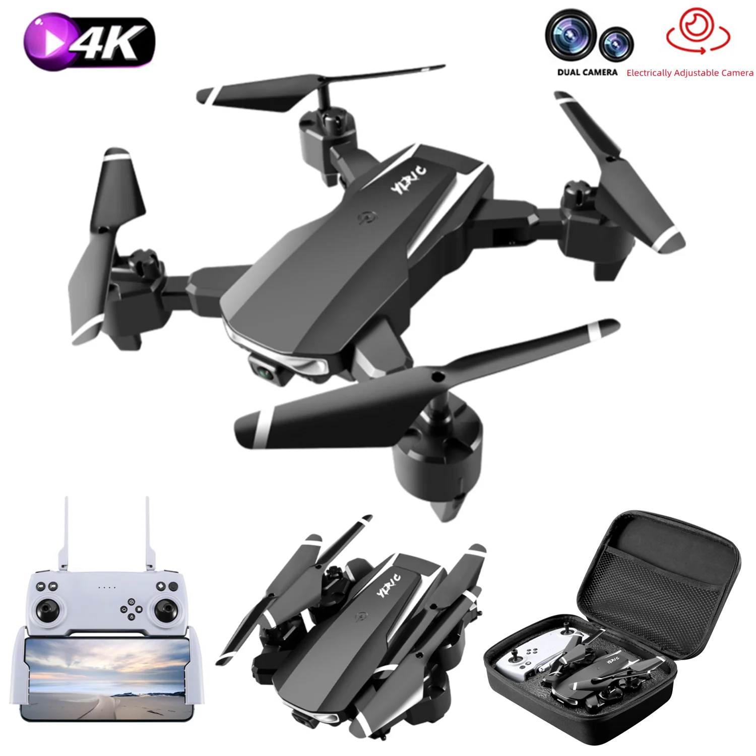 NEW S90 Aerial UAV 4K HD Electrically Adjustable Dual Camera RC Drone Folding Long Endurance Four Axis Aircraft
NEW S90 Aerial UAV 4K HD Electrically Adjustable Dual Camera RC Drone Folding Long Endurance Four Axis Aircraft