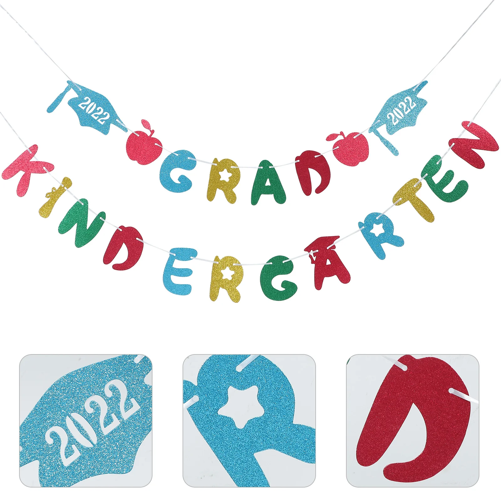 Glitter Kindergarten Grad Banner for Preschool Kids 2022 Graduation Party Wall Door Hanging
Glitter Kindergarten Grad Banner for Preschool Kids 2022 Graduation Party Wall Door Hanging