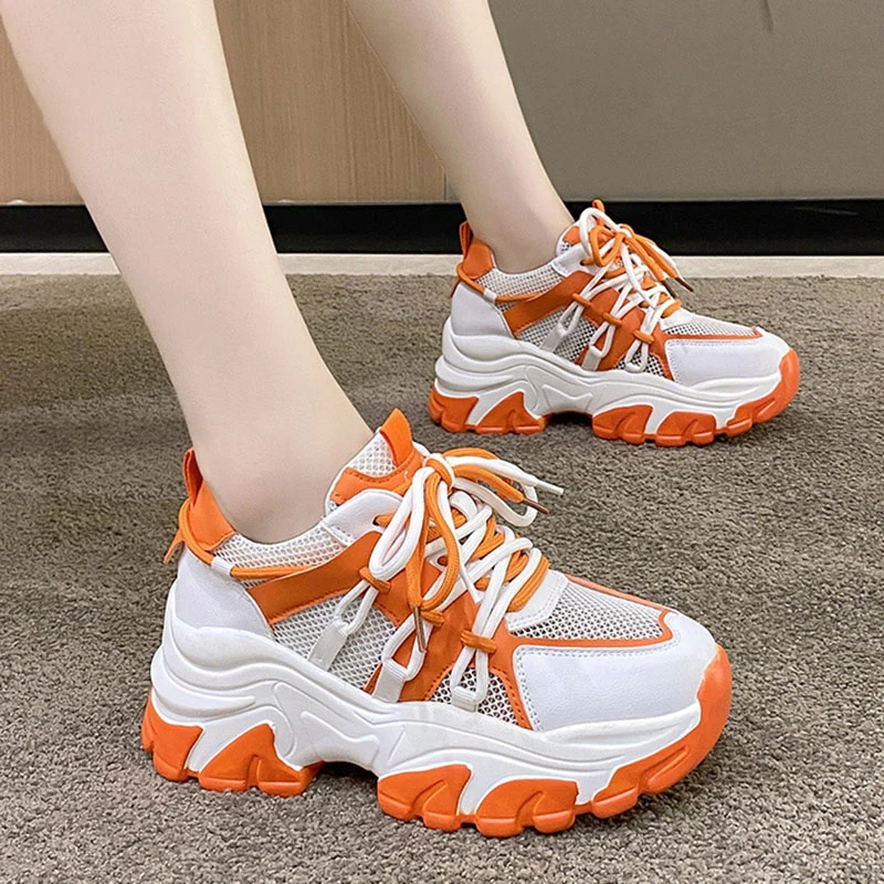 Rimocy 2022 New Breathable Mesh Sneakers for Women Fashion Chunky Platform Sports Shoes Woman Autumn Thick Bottom Casual Shoes
Rimocy 2022 New Breathable Mesh Sneakers for Women Fashion Chunky Platform Sports Shoes Woman Autumn Thick Bottom Casual Shoes