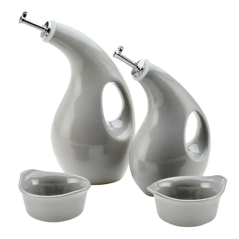 Набор EVOO и Ramekin Dipper, 4 предмета, цвет серый, морская соль
Набор EVOO и Ramekin Dipper, 4 предмета, цвет серый, морская соль