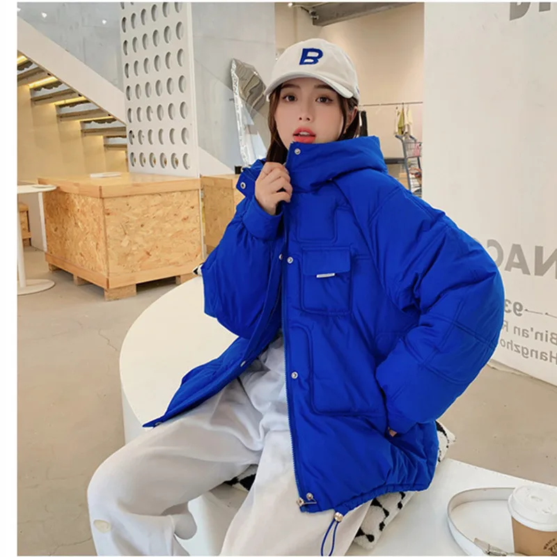 2022 Winter New Small Cotton Coat Korean Version Loose Hooded Bread Cotton Coat Fashion Warm Short Coat Women's Cotton Coat Tide
2022 Winter New Small Cotton Coat Korean Version Loose Hooded Bread Cotton Coat Fashion Warm Short Coat Women's Cotton Coat Tide