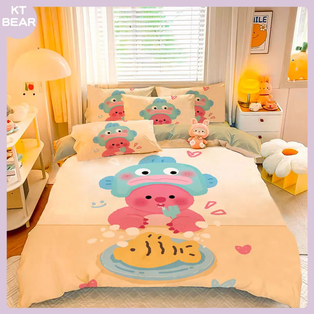 2023 New Loopy Bedlinen Set Quilt Comforter Pillow Case Y2K Sanrio Hangyodon Bedclothes Adult Kid Girl Boy cute Four-Piece Set
2023 New Loopy Bedlinen Set Quilt Comforter Pillow Case Y2K Sanrio Hangyodon Bedclothes Adult Kid Girl Boy cute Four-Piece Set