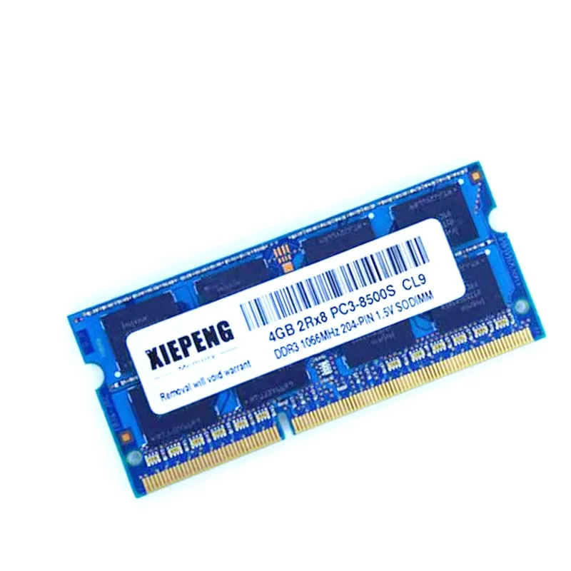 

Laptop Memory 4GB 2Rx8 PC3-8500S RAM DDR3 8G 1066 MHz 4g pc3 8500 for Lenovo R400 T400 T500 W500 W700 X200 SL410 SL510 Notebook