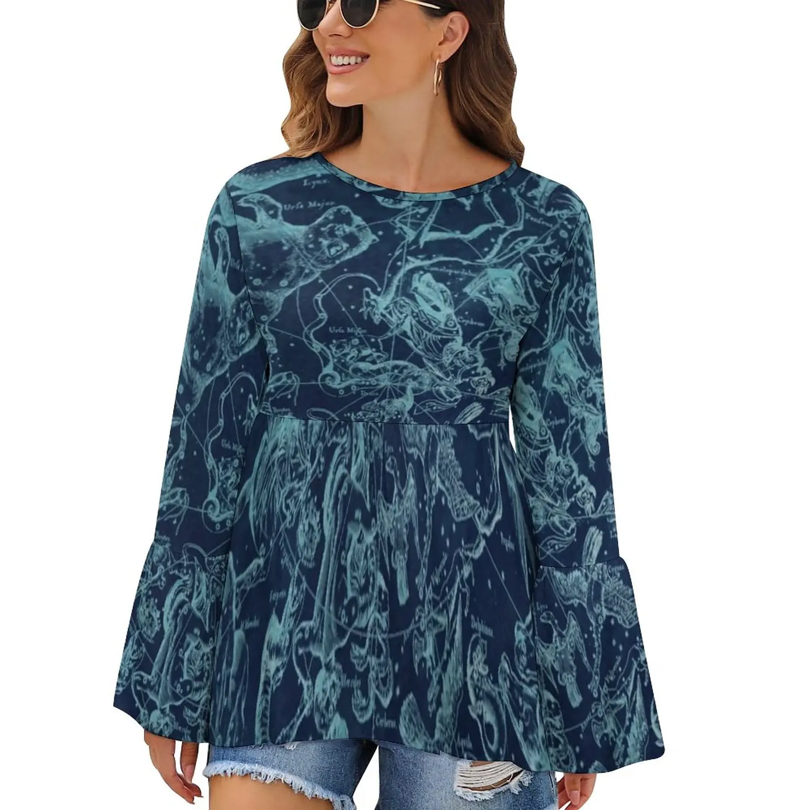 Vintage Map T-Shirt Constellations Astrological Signs Street Wear Long Sleeve T-Shirts Print Retro Tee Shirt Women Tees Big Size
Vintage Map T-Shirt Constellations Astrological Signs Street Wear Long Sleeve T-Shirts Print Retro Tee Shirt Women Tees Big Size