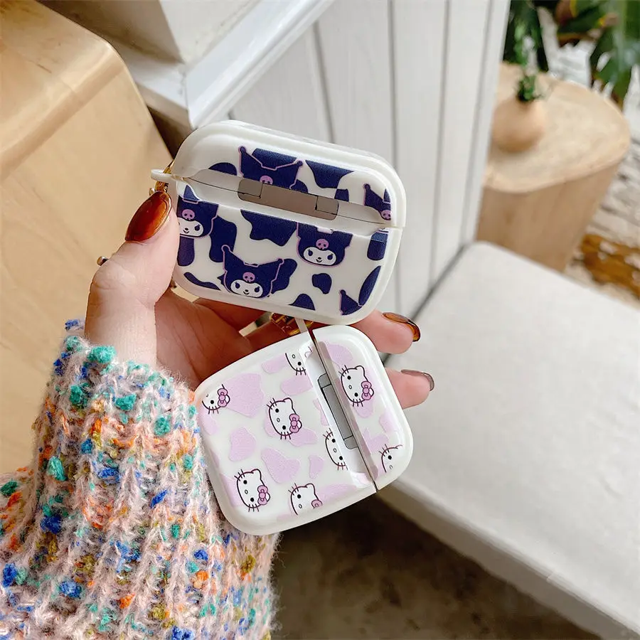 Cute milky white Sanrio Kuromi Hello Kitty Case for Apple AirPods Air Pods Pro 1 2 3 Cover Protective Headphone Box Bag
Cute milky white Sanrio Kuromi Hello Kitty Case for Apple AirPods Air Pods Pro 1 2 3 Cover Protective Headphone Box Bag