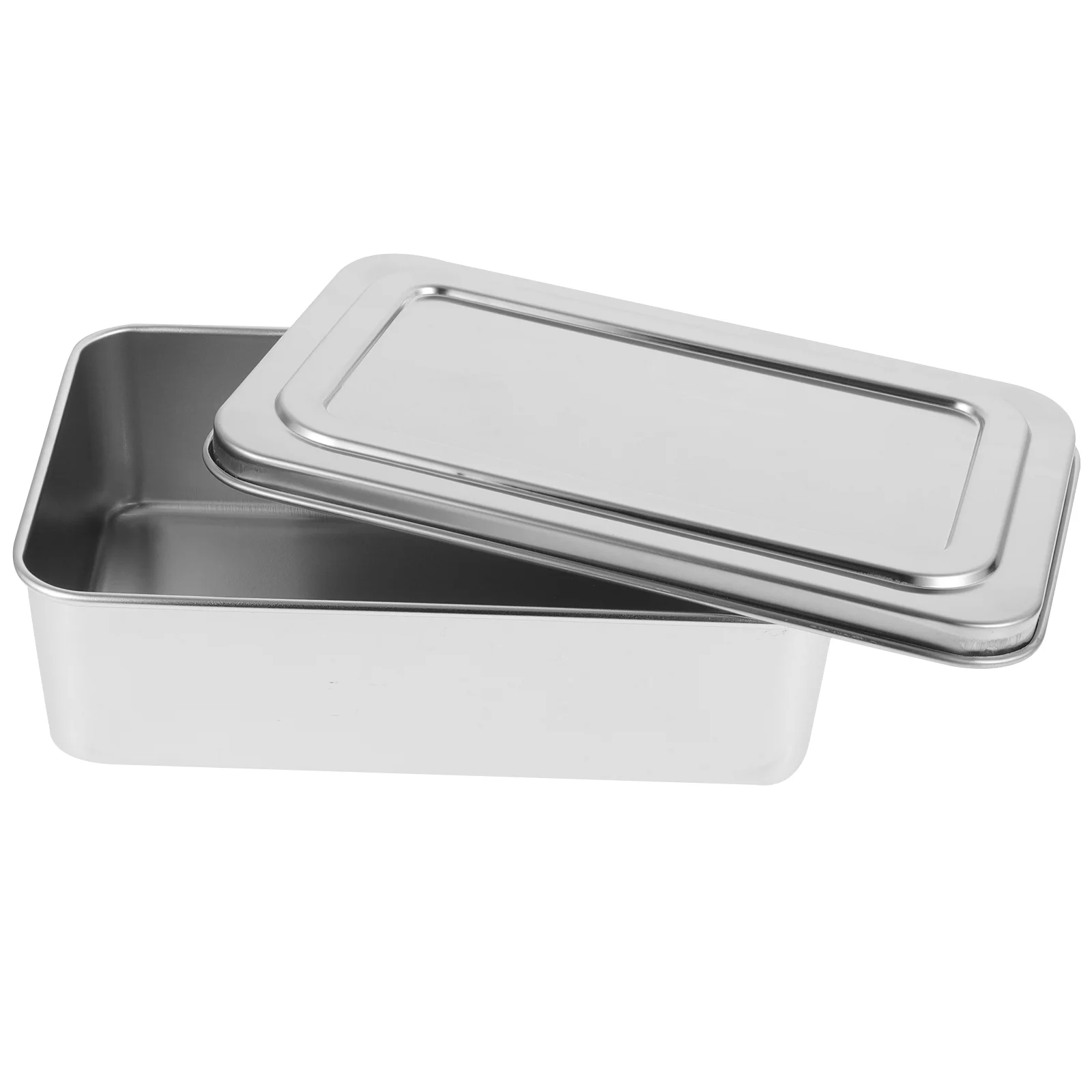 Covered Baking Tray Cake Pan Lid Bread Oven Box Metal Stainless Steel Rectangular
Covered Baking Tray Cake Pan Lid Bread Oven Box Metal Stainless Steel Rectangular