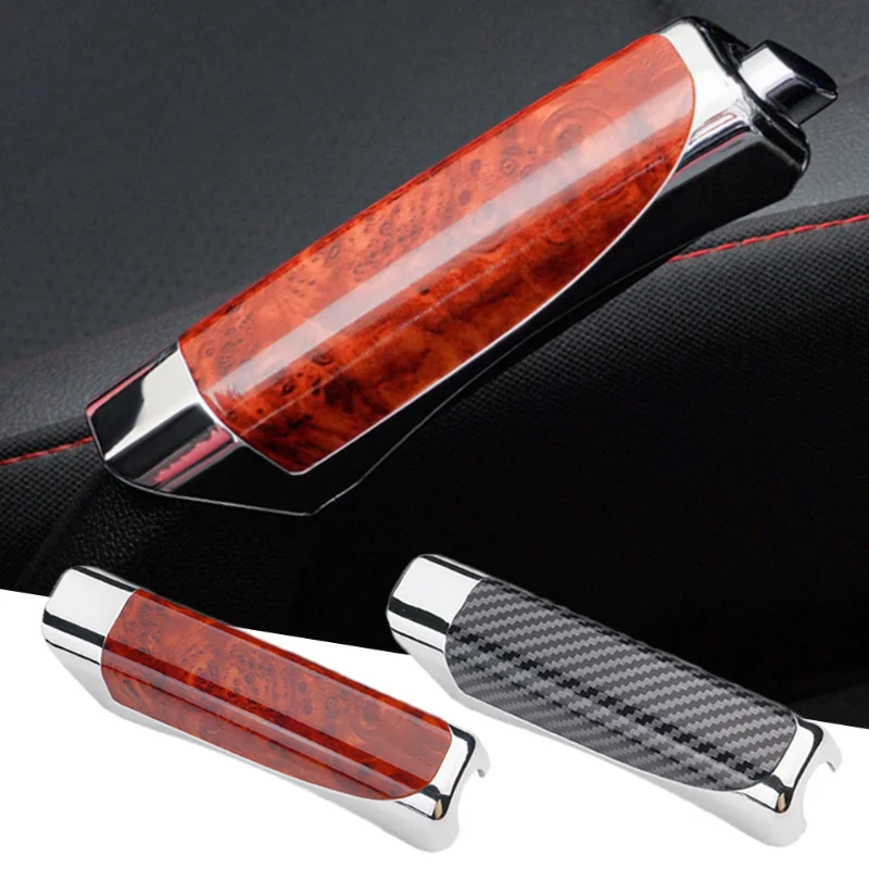 Universal Car HandBrake Protector Carbon Fiber / Mahogany Cover Hand Brake Handle Anti-slip Sleeves Auto Interior Accessories
Universal Car HandBrake Protector Carbon Fiber / Mahogany Cover Hand Brake Handle Anti-slip Sleeves Auto Interior Accessories