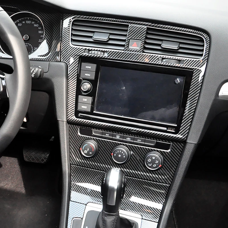 Carbon fiber pattern car interior navigation air conditioning stickers decoration For Volkswagen Golf 7 7.5 rline car Accessorie
Carbon fiber pattern car interior navigation air conditioning stickers decoration For Volkswagen Golf 7 7.5 rline car Accessorie