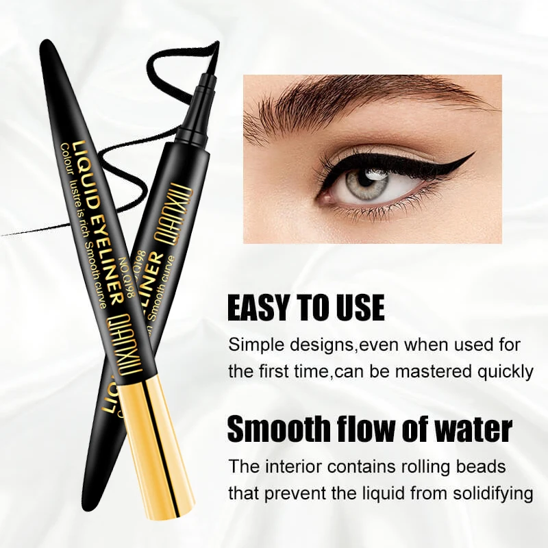 Eyes Makeup Liquid Eyeliner Waterproof Beauty Make Up Tool Long Lasting 24Hours Quick Drying Eyeliner Not Blooming Eyeliner Pen
Eyes Makeup Liquid Eyeliner Waterproof Beauty Make Up Tool Long Lasting 24Hours Quick Drying Eyeliner Not Blooming Eyeliner Pen