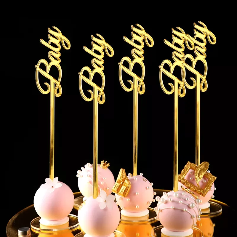 Personalized Gold Acrylic Cake Pop Sticks Customized Name Lollipop Candy Buffet Treat Wedding Party Decorations
Personalized Gold Acrylic Cake Pop Sticks Customized Name Lollipop Candy Buffet Treat Wedding Party Decorations