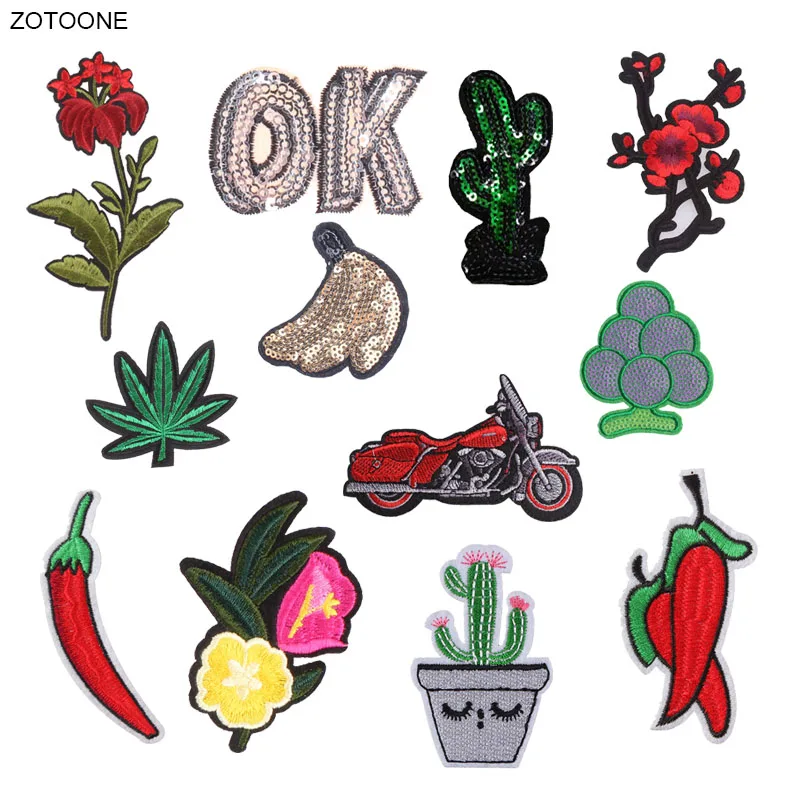 ZOTOONE Iron on Sequin Flower Cactus Motorcycle Patches for Clothing Sew on Heat Transfer DIY Embroidered Application Fabric G
ZOTOONE Iron on Sequin Flower Cactus Motorcycle Patches for Clothing Sew on Heat Transfer DIY Embroidered Application Fabric G