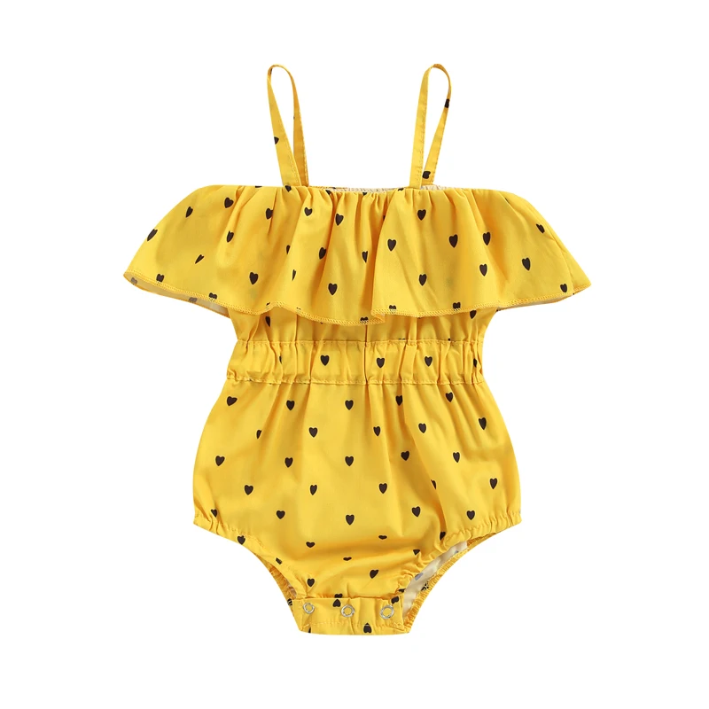 Infant Baby Girl Jumpsuit Heart Shape Print Off Shoulder Ruffled Spaghetti Strap Rompers Baby Summer Clothing
Infant Baby Girl Jumpsuit Heart Shape Print Off Shoulder Ruffled Spaghetti Strap Rompers Baby Summer Clothing