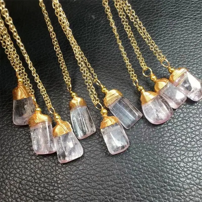 Natural Kunzite Pendant DIY Fashion Elegance Healing Jewelry Birthday Gift For Women Mature Charm 1pcs
Natural Kunzite Pendant DIY Fashion Elegance Healing Jewelry Birthday Gift For Women Mature Charm 1pcs