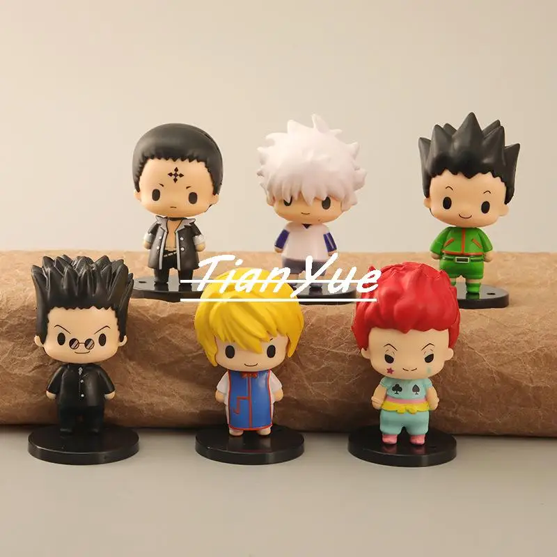 Anime HUNTER GON·FREECSS Killua Zoldyck Kurapika cute 6pcs/set Doll Action figure toy Decoration 7cm
Anime HUNTER GON·FREECSS Killua Zoldyck Kurapika cute 6pcs/set Doll Action figure toy Decoration 7cm