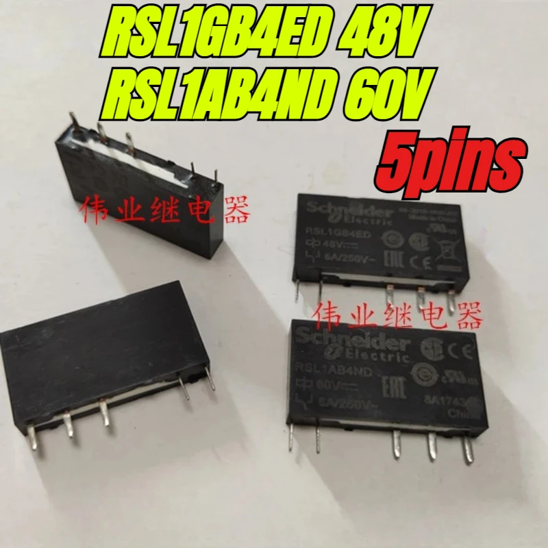 (Совершенно новое) 1 шт./лот, 100% оригинальное реле: RSL1GB4ED 48 В RSL1AB4ND 60 В 6 А 5 контактов
(Совершенно новое) 1 шт./лот, 100% оригинальное реле: RSL1GB4ED 48 В RSL1AB4ND 60 В 6 А 5 контактов