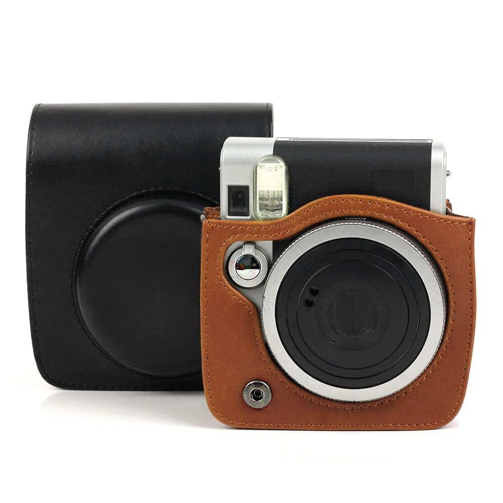 For Instax Mini 90 Camera Case Retro PU Leather Shoulder Bag Protective Cover with Shoulder Strap for Instax Mini90
For Instax Mini 90 Camera Case Retro PU Leather Shoulder Bag Protective Cover with Shoulder Strap for Instax Mini90