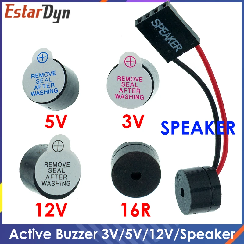 10PCS Active Buzzer 3V/5V/12V/16R TMB12A03 TMB12A05 TMB12A12 Magnetic Long Continous Beep Tone 12095 12*9.5mm Mini Plug Speaker
10PCS Active Buzzer 3V/5V/12V/16R TMB12A03 TMB12A05 TMB12A12 Magnetic Long Continous Beep Tone 12095 12*9.5mm Mini Plug Speaker
