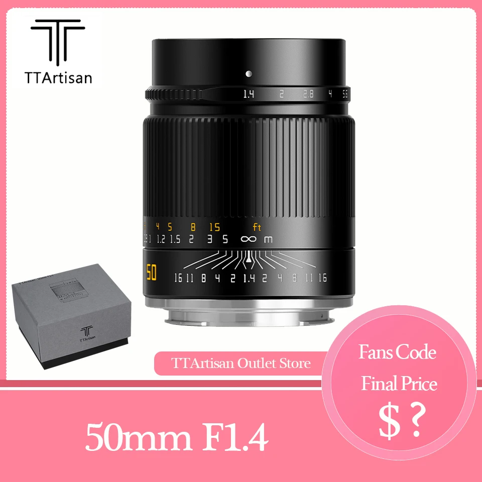 TTArtisan 50 мм F1.4 ASPH современный объектив полная оправа для портретной съемки Stree Sharp Ночной пейзаж Совместимость с Sony A7 Canon RP
TTArtisan 50 мм F1.4 ASPH современный объектив полная оправа для портретной съемки Stree Sharp Ночной пейзаж Совместимость с Sony A7 Canon RP