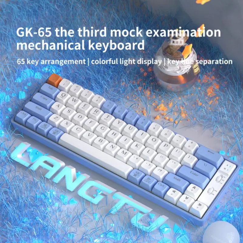 Langtu Mechanical Keyboard Wired Hot Plug Gold Axis Backlight The Third Mock Examination Model 65 Keys Wired Keyboard
Langtu Mechanical Keyboard Wired Hot Plug Gold Axis Backlight The Third Mock Examination Model 65 Keys Wired Keyboard