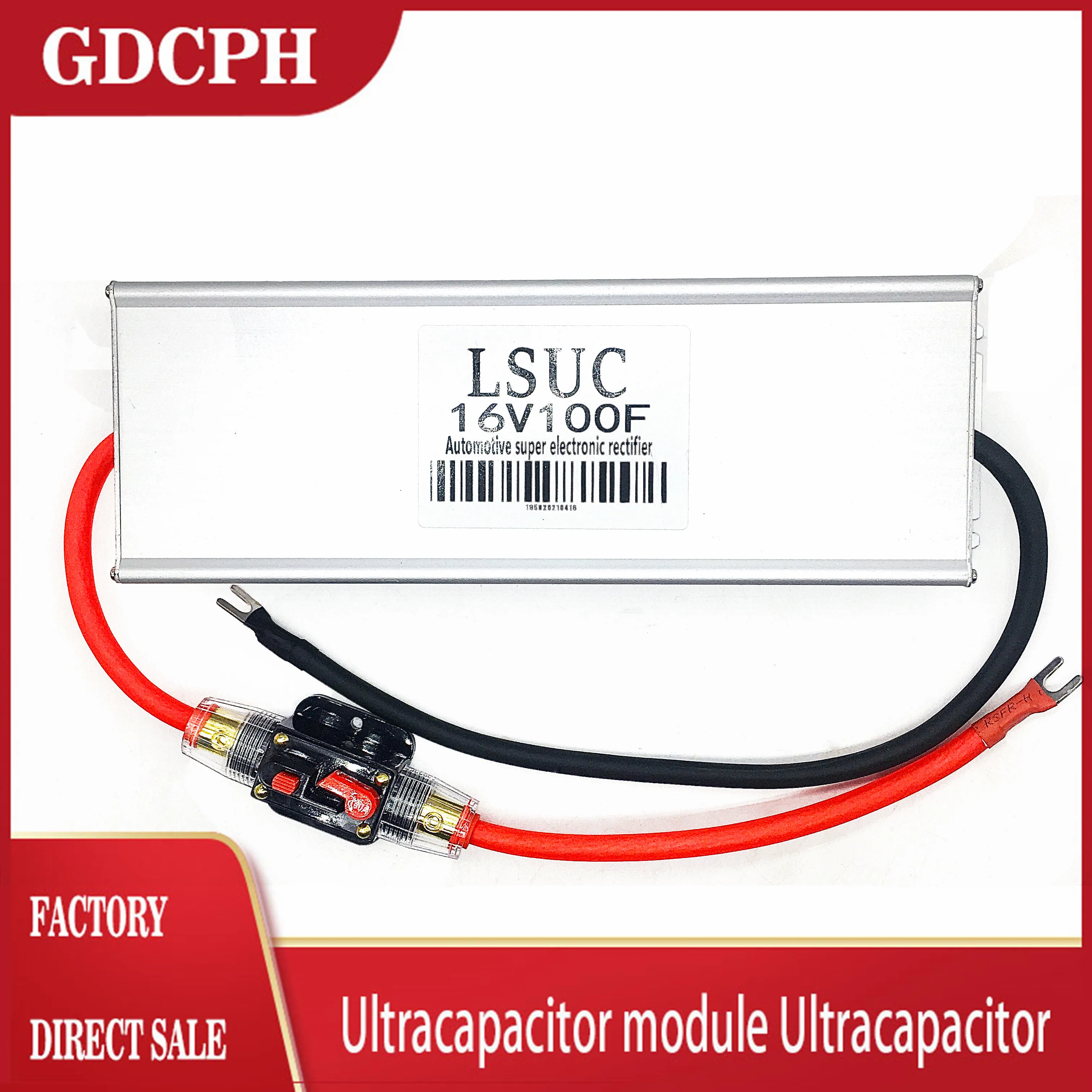 GDCPH car rectifier 16V100F car module winter start capacitor 2.85V700F large capacity can start car Ferrari capacitor 17V116F 
GDCPH car rectifier 16V100F car module winter start capacitor 2.85V700F large capacity can start car Ferrari capacitor 17V116F