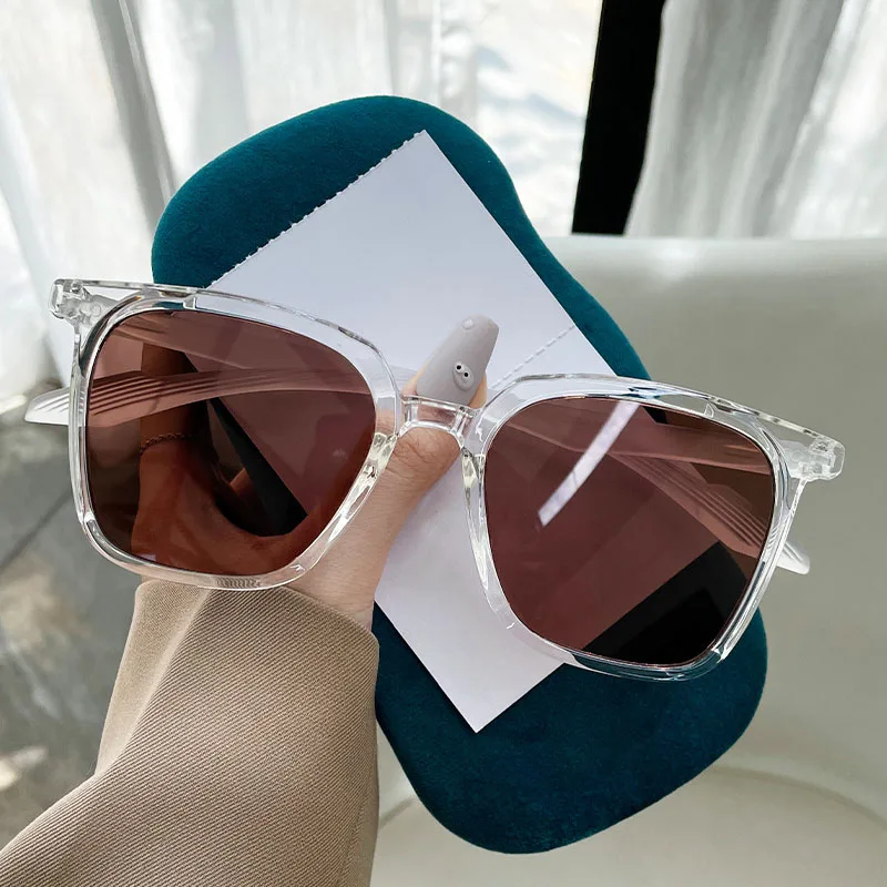 TR90 Gradient Sunglasses Women Ins Popular Square Sun Glasses Men Big Frame Transparent Eyewear Shades UV400 Mirror
TR90 Gradient Sunglasses Women Ins Popular Square Sun Glasses Men Big Frame Transparent Eyewear Shades UV400 Mirror