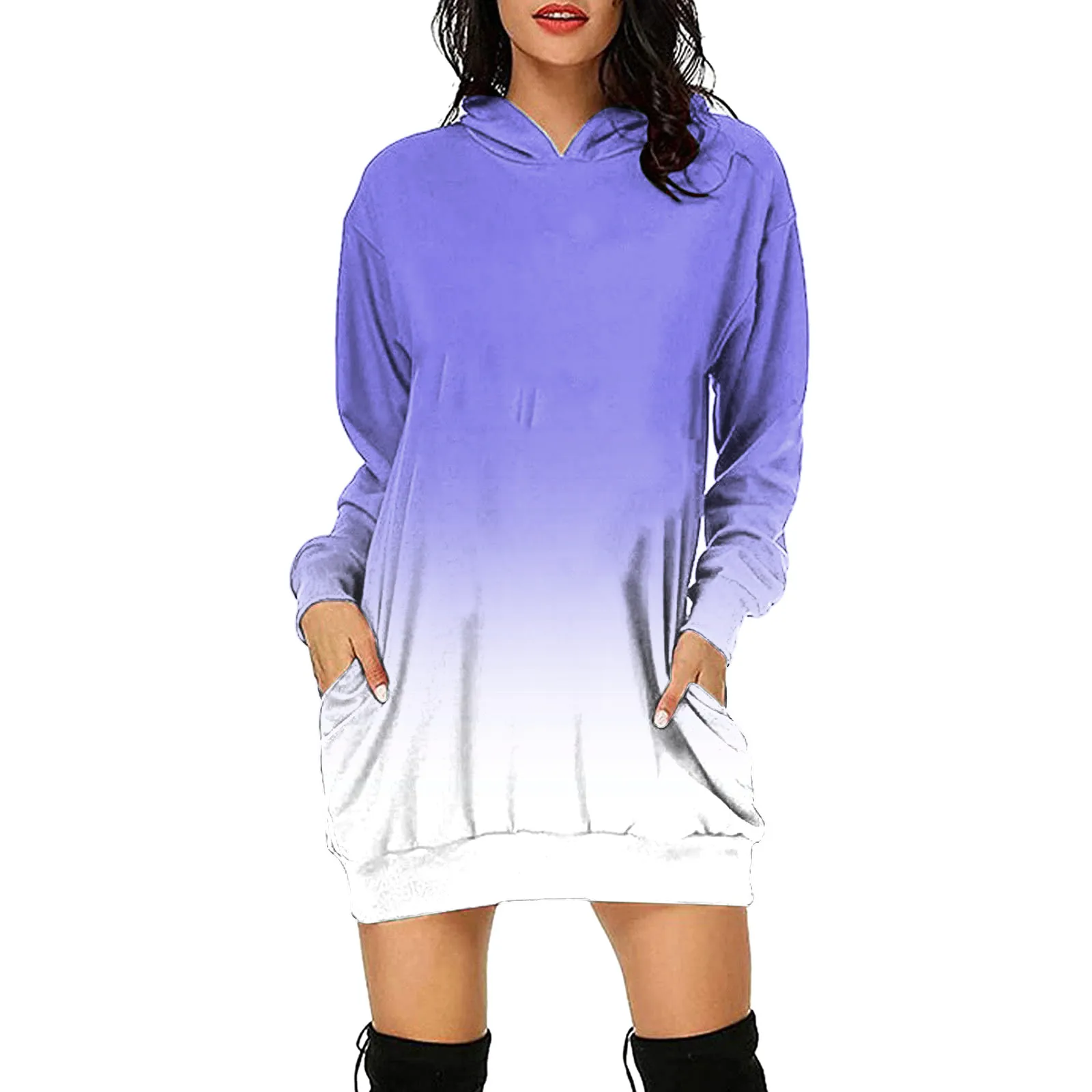 Женский пуловер с длинным рукавом, флисовый свитшот с капюшоном, на молнии
Женский пуловер с длинным рукавом, флисовый свитшот с капюшоном, на молнии